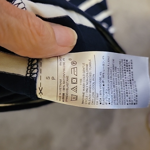 Banana Republic classic blue/white Midi Dress - Picture 5 of 7